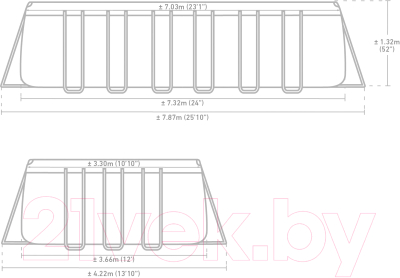 Каркасный бассейн Intex Ultra Frame / 26364- фото8