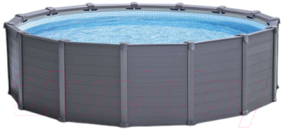 Каркасный бассейн Intex Graphite Gray Panel / 26384- фото