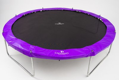 Батут Calviano 374см 12ft Inside master purple (с защитной сеткой)- фото2