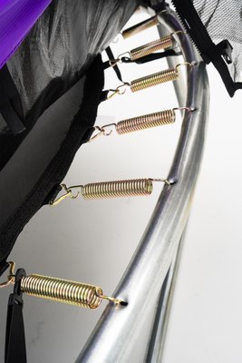 Батут Calviano 374см 12ft Inside master purple (с защитной сеткой)- фото4