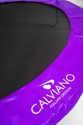 Батут Calviano 374см 12ft Inside master purple (с защитной сеткой)- фото5
