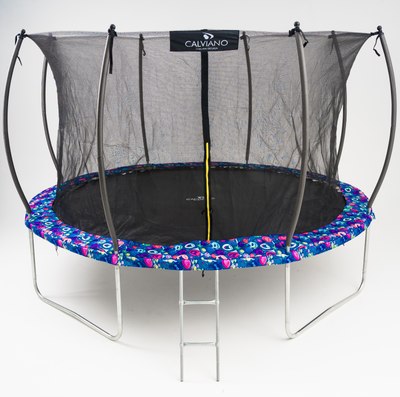 Батут Calviano 374см 12ft Inside  master smile (с защитной сеткой)- фото2