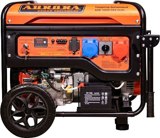 Бензиновый генератор AURORA AGE 10500 DSX DUAL- фото2