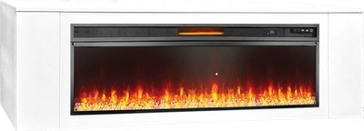 Каминокомплект Смолком Dakota F 2D V60 Vision 60 LED (бьянко белый)- фото