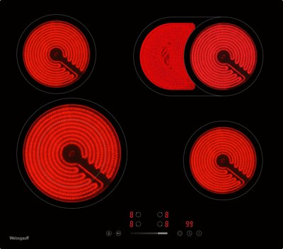 Электрическая варочная панель Weissgauff HV642BSG- фото