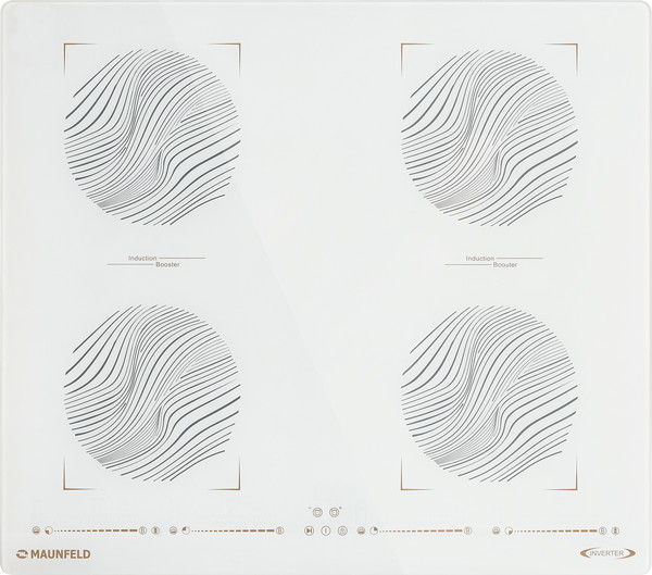Индукционная варочная панель Maunfeld CVI594SB2WHF Inverter- фото