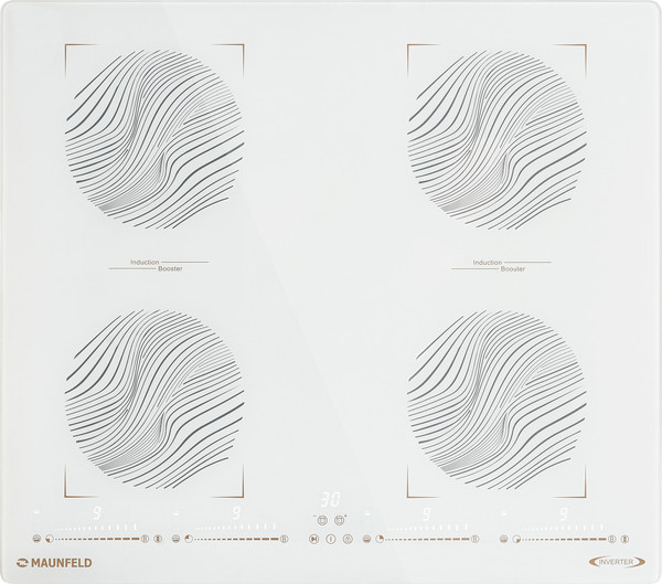 Индукционная варочная панель Maunfeld CVI594SB2WHF Inverter- фото2