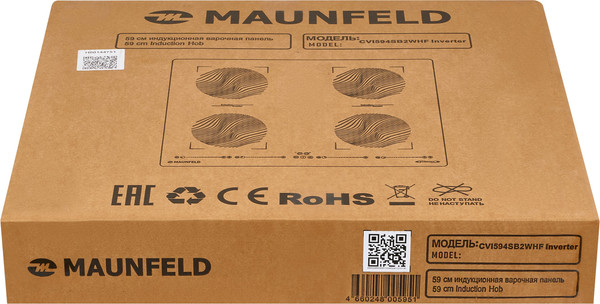 Индукционная варочная панель Maunfeld CVI594SB2WHF Inverter- фото9