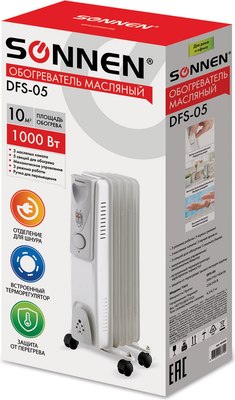 Масляный радиатор Sonnen DFS-05 / 453497- фото8