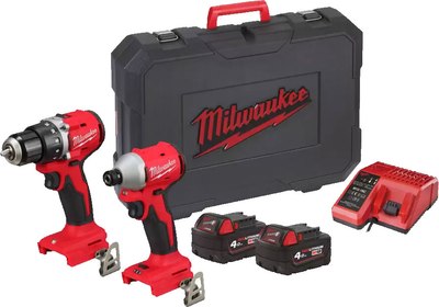 Аккумуляторная дрель-шуруповерт Milwaukee M18 BLDDRC-0C + шуруповерт M18 BLIDRC-0 / 4933492836