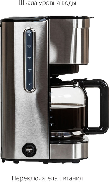 Капельная кофеварка Pioneer CM201M- фото8