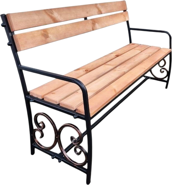 Скамья садовая СтальСнабДизайн СКР-8- фото