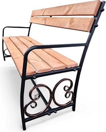 Скамья садовая СтальСнабДизайн СКР-8- фото2