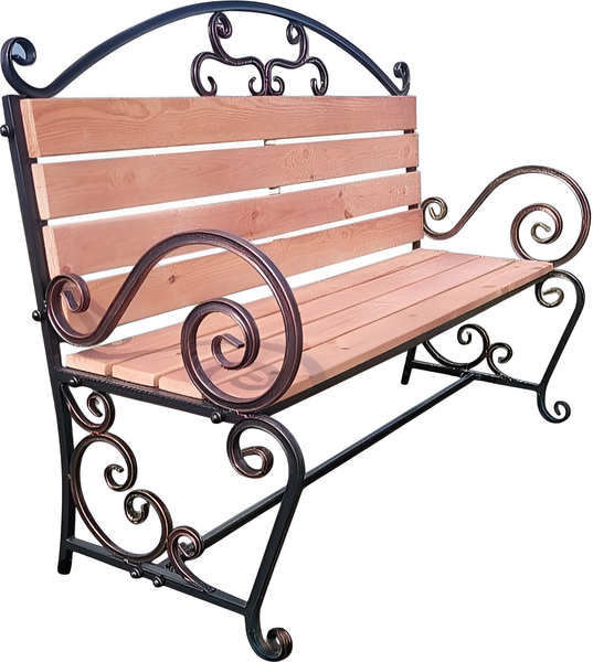 Скамья садовая СтальСнабДизайн СКР-9- фото