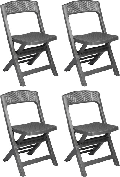 Комплект стульев садовых Ipae Progarden Asso / ASO88CAN-4- фото