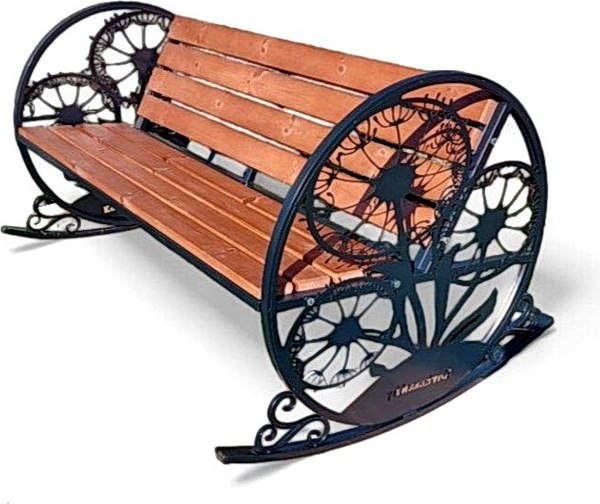 Скамья садовая СтальСнабДизайн Blowball- фото3