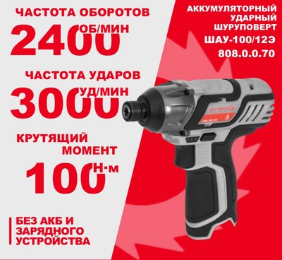Аккумуляторный шуруповерт Интерскол ШАУ-100/12Э (808.0.0.70)- фото4