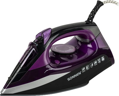 Утюг Sonnen SI-270 / 455280 (черный/фиолетовый)- фото