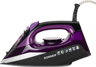 Утюг Sonnen SI-270 / 455280 (черный/фиолетовый)- фото4