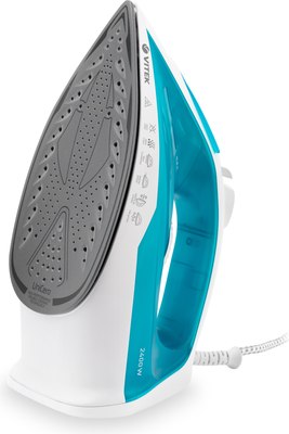 Утюг Vitek VT-8336 (белый/бирюзовый)- фото4