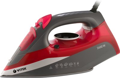 Утюг Vitek VT-8348 (серый/красный)- фото