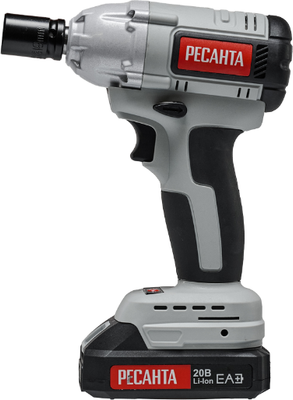 Аккумуляторный гайковерт Ресанта АГ-300/20L (75/24/3)- фото2