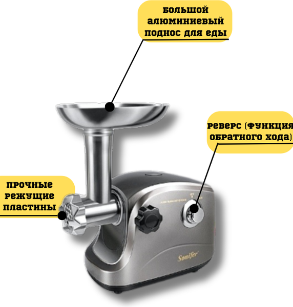 Мясорубка электрическая Sonifer SF-5003- фото4