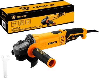 Угловая шлифовальная машина Deko AG1400DK / 083-1027- фото5
