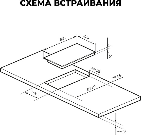 Электрическая варочная панель Lex EVH 3020 BL- фото3