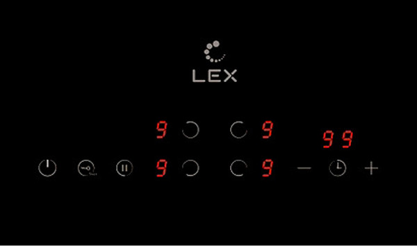 Электрическая варочная панель Lex EVH 6040B BL- фото2