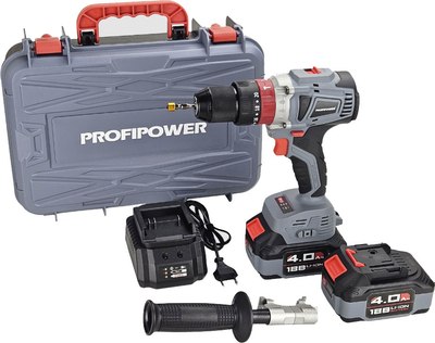 Аккумуляторная дрель-шуруповерт Profipower MKDHP-18V / E0087- фото3