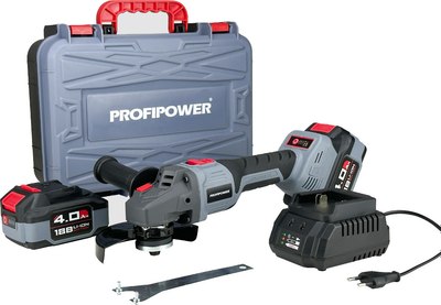 Угловая шлифовальная машина Profipower MKDGA-18V / E0080- фото10