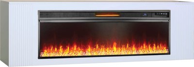 Каминокомплект Смолком Dakota F 2D-fr1 V60 Vision 60 LED (бьянко белый)- фото