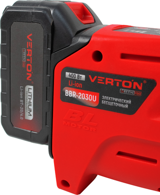 Триммер аккумуляторный Verton Garden Green Pro BBR-2030U / 01.14203.17011- фото9
