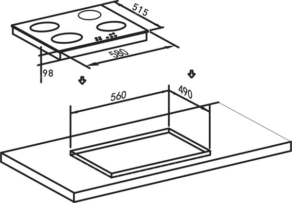 Газовая варочная панель Making Oasis Everywhere P-BSW- фото7