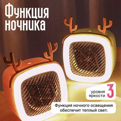 Тепловентилятор Sundays Home TBD0542109402B (розовый)- фото2