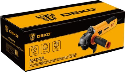 Угловая шлифовальная машина Deko AG1250DK / 083-1025- фото5