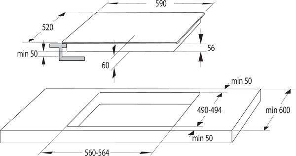 Индукционная варочная панель Gorenje GI6401BCE / MC-IF7017B1-A- фото10