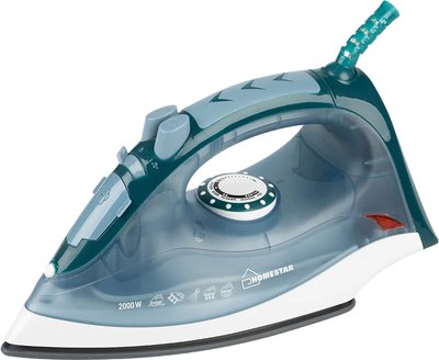 Утюг HomeStar HS-4003 / 002671 (серый/голубой)- фото