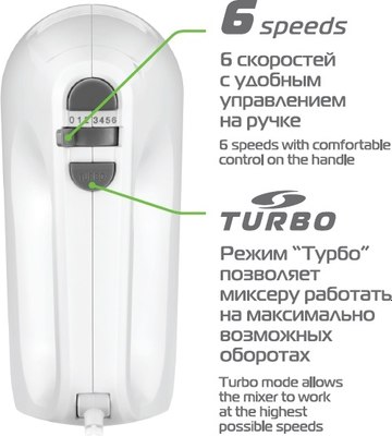 Миксер ручной Holt HT-MX-002- фото2