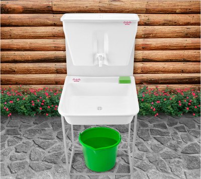 Умывальник для дачи Мастерица Без ЭВН WKM-17M- фото6