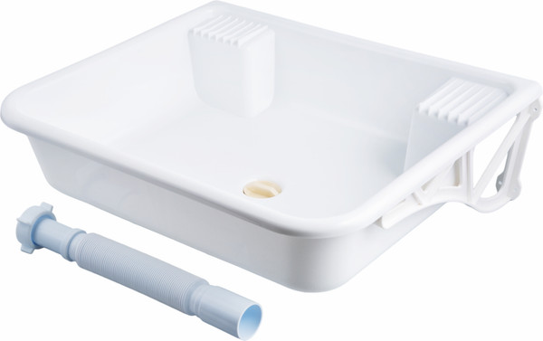 Раковина для дачи Мастерица На кронштейнах + сливной шланг SP-503- фото2