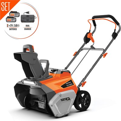 Снегоуборщик аккумуляторный Daewoo Power DAST 5542Li SET- фото2