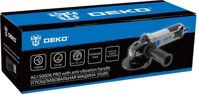 Угловая шлифовальная машина Deko AG1500DK Pro / 083-1026- фото6
