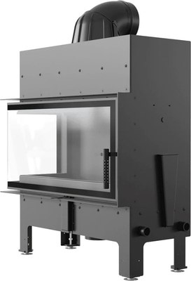 Каминная топка Kratki Floki L 12кВт 200 (черный thermotic)- фото4