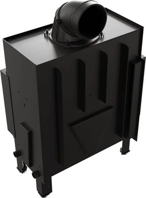 Каминная топка Kratki Floki M 10кВт 200 левая (черный thermotic)- фото4
