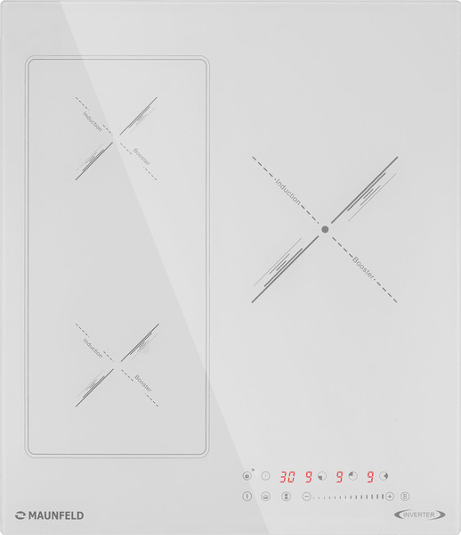 Индукционная варочная панель Maunfeld CVI453SBWHA Inverter- фото