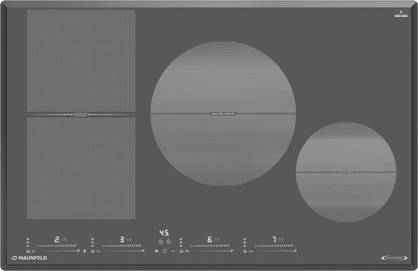 Индукционная варочная панель Maunfeld CVI804SFDGR Inverter- фото