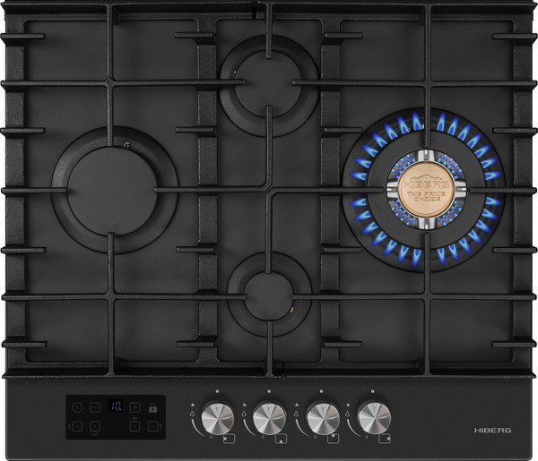 Газовая варочная панель Hiberg VM 6245 B- фото