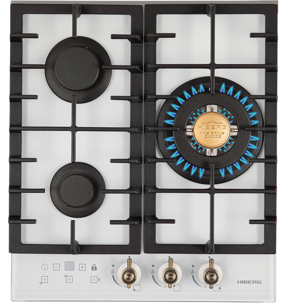 Газовая варочная панель Hiberg VM 4535 W- фото2
